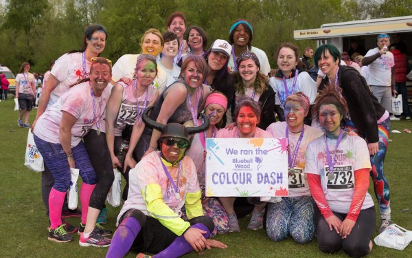 Bluebell Wood Hospice Colour Dash 2015