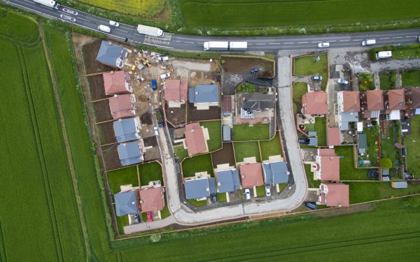 Aerial Photography of a Housing Project